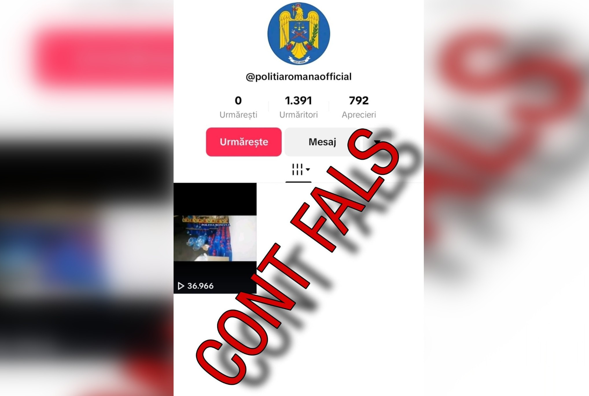 Conturi false pe TikTok pretind a fi ale MAI, avertizează instituția. Videoclipuri și poze oficiale, preluate fraudulos