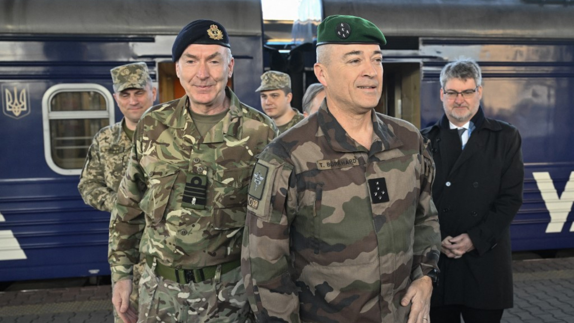 Șefii de stat major din Franța și Marea Britanie s-au întâlnit cu Zelenski, la Kiev. Ce au discutat