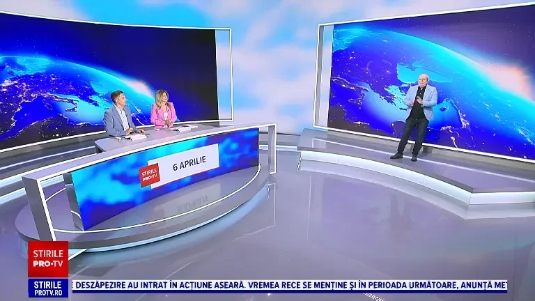 Vremea azi, 6 aprilie. Revin ninsorile și lapovița în multe zone din țară. Vânt intens și temperaturi mai mici ca de obicei