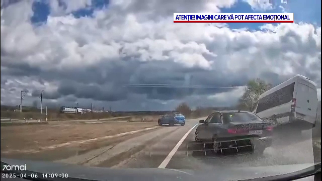 Planul roșu a fost activat după ce un șofer începător a frânat brusc pe o șosea din Iași. VIDEO