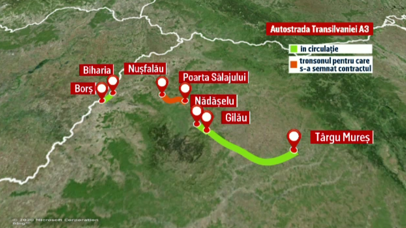 CNAIR a semnat cel mai mare contract din istoria sa pentru un tronson de autostradă. Aproape 7 miliarde de lei pentru 41 km
