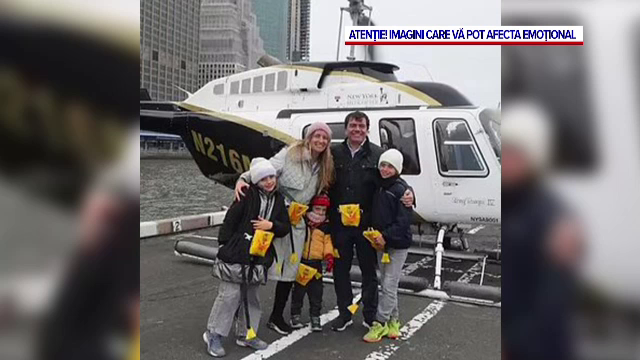 Părinții și cei trei copii, veniți din Spania în vacanță, au murit alături de pilot în elicopterul prăbușit în râul Hudson