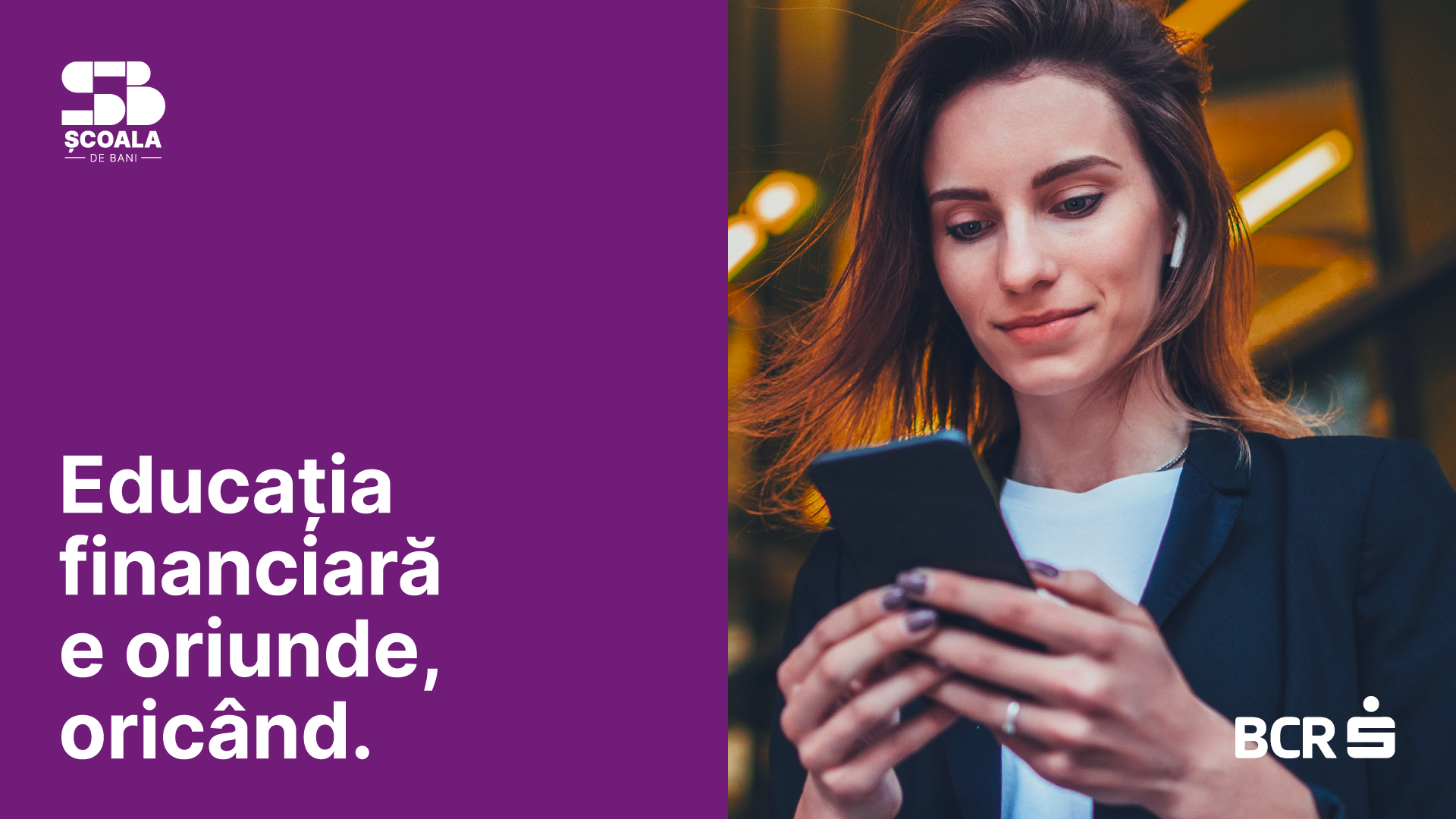 P Educația financiară e oriunde, oricând: BCR transformă locuri neconvenționale în săli de clasă de Ziua Educației Financiare