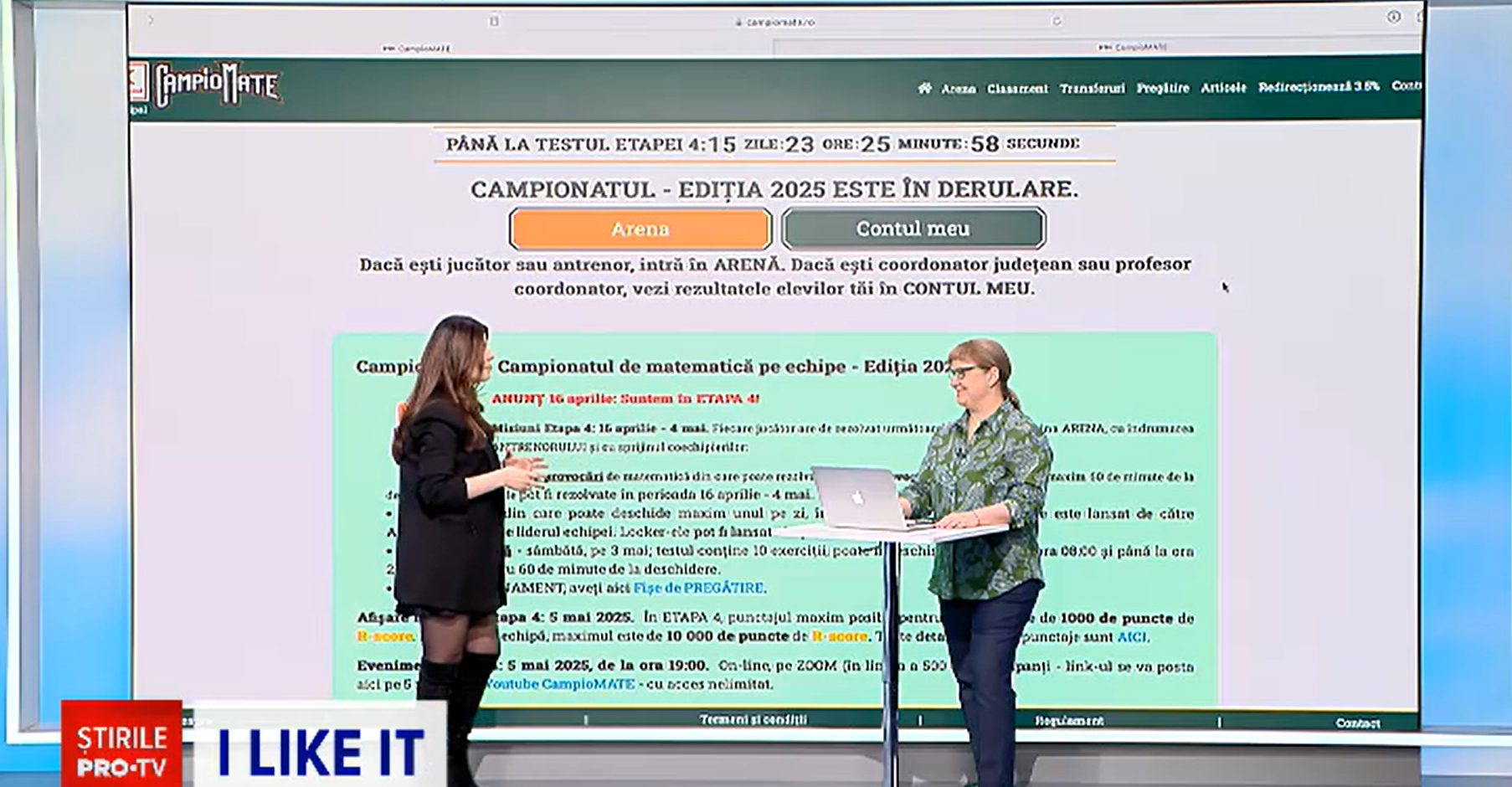 iLikeIT. Platformă online pe care se pot înscrie elevii pasionați de matematică: CampioMate