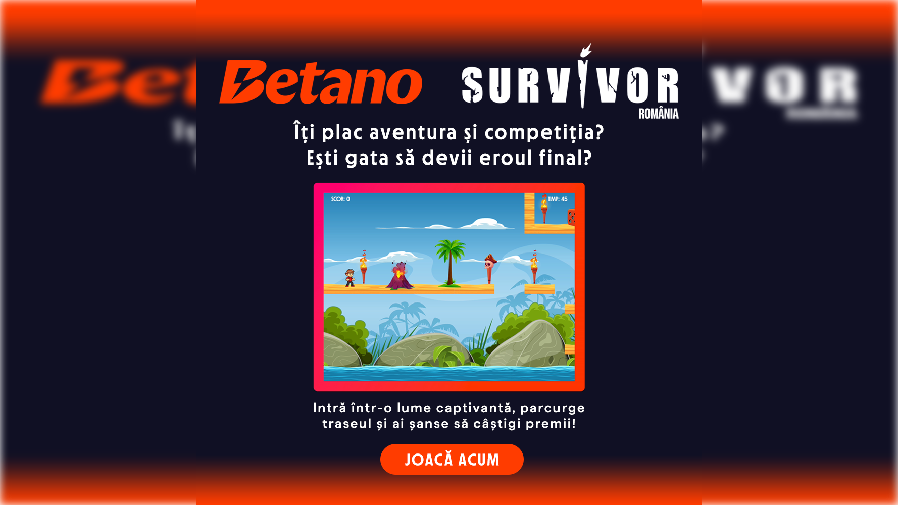 (P) Finala Survivor e azi, dar aventura continuă cu Betano. Joacă și câștigă în Champions Journey