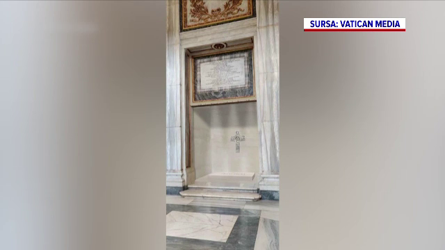 Cum arată locul de veci al Papei Francisc. Un singur cuvânt apare pe mormânt