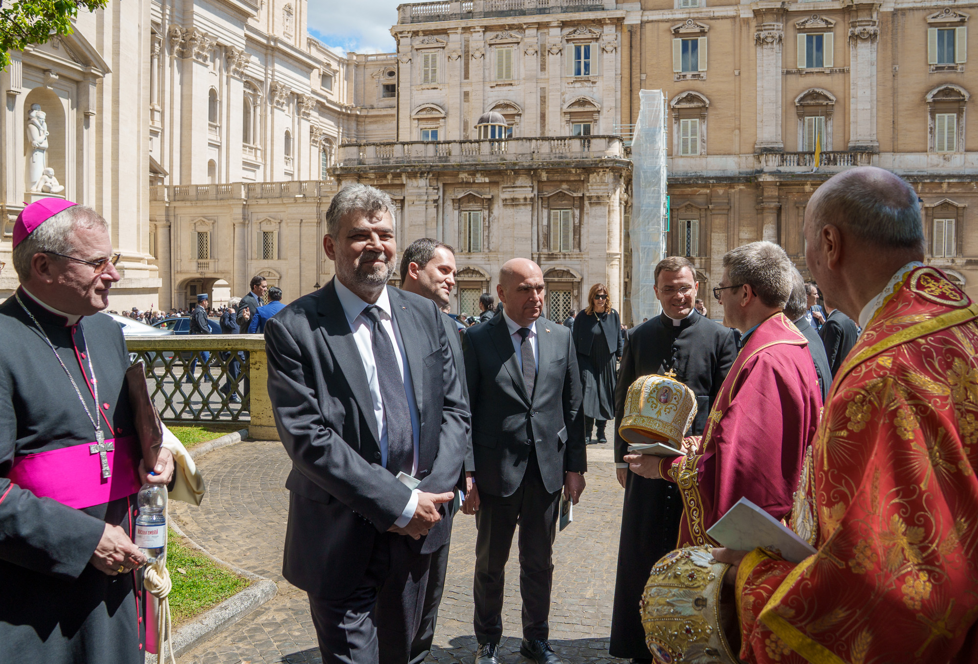 Ilie Bolojan, Marcel Ciolacu, Vatican