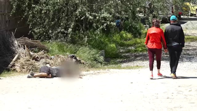 Controale pe litoral. Tineri percheziționați de jandarmi și testați cu aparatul antidrog