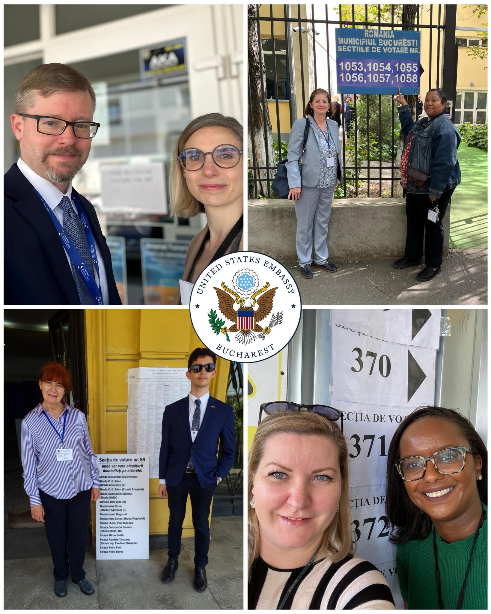 Mesajul postat de Ambasada SUA în România chiar în ziua alegerilor