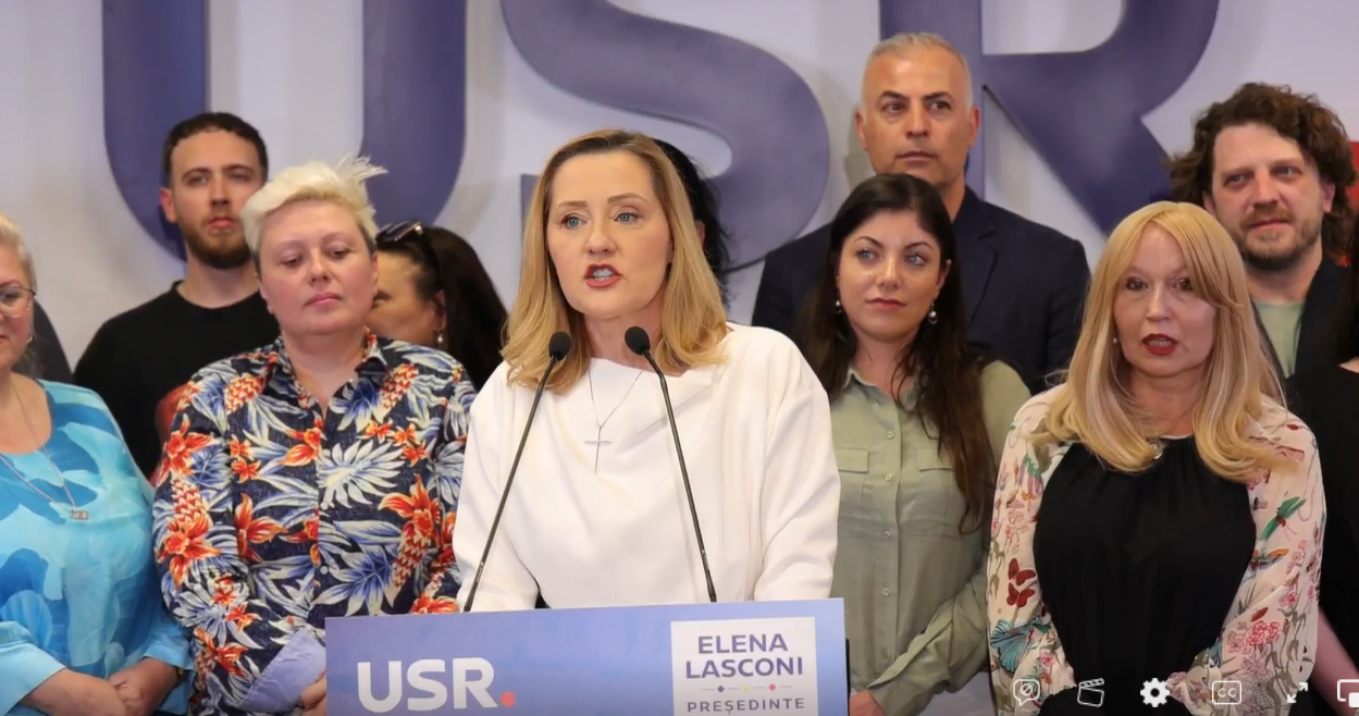 Elena Lasconi, prima reacție după închiderea urnelor: „În niciun caz nu mă simt înfrântă. Sunt o femeie luptătoare”