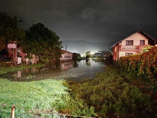Ploile torențiale au făcut ravagii în 21 de localități. Au fost avariate șase mașini și au căzut 19 copaci