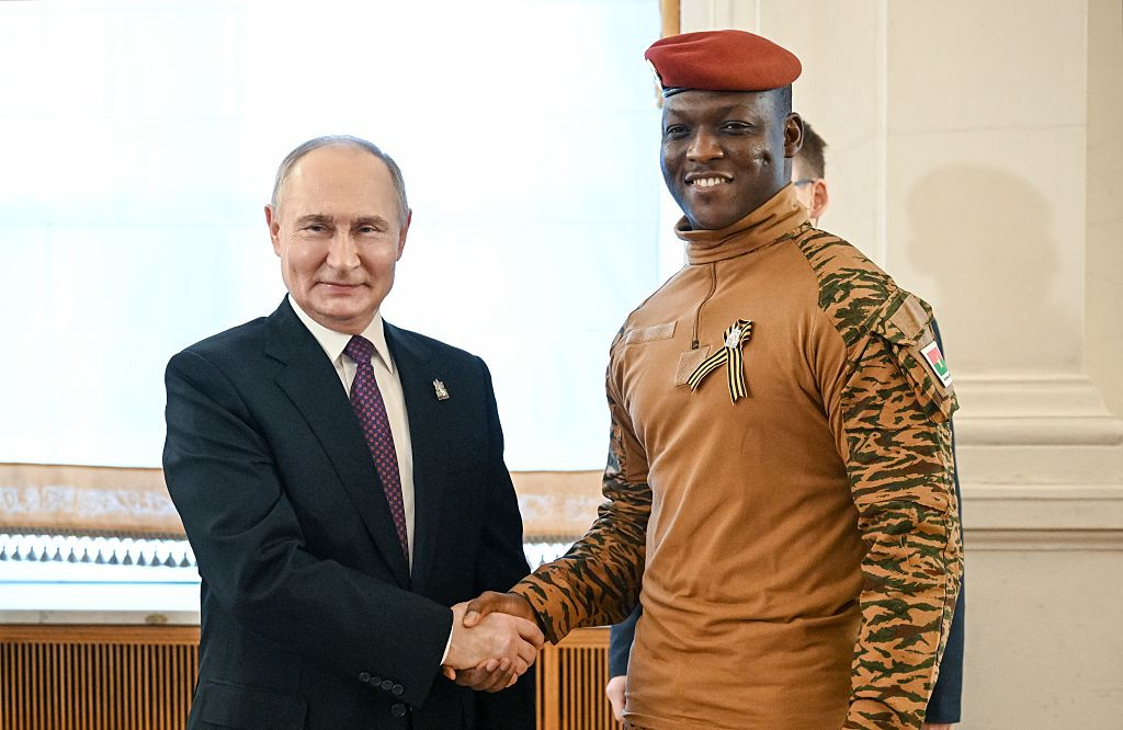 Vladimir Putin, Faso Ibrahim Traore