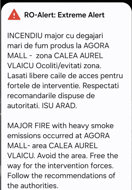 incendiu arad