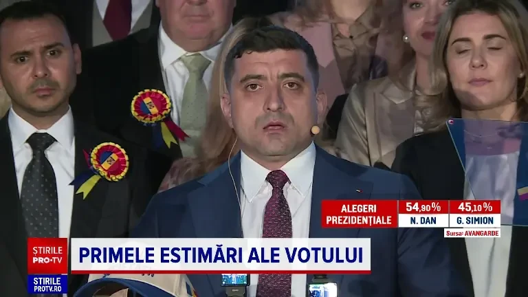 George Simion, prima reacție după închiderea urnelor: „Sunt noul președinte al României”