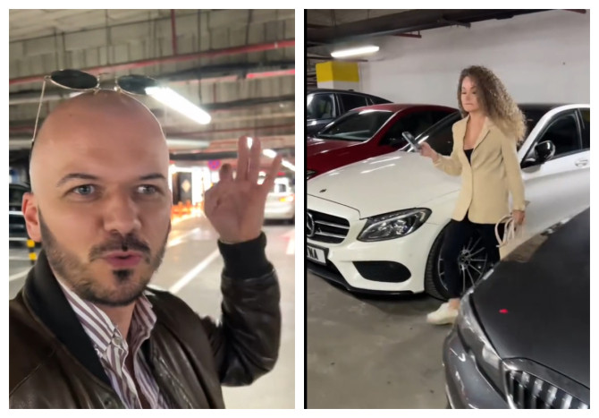 Reacția unui italian când a văzut mașinile de lux din parcarea unui mall din București. „Nu știu dacă nu e o reprezentanță”