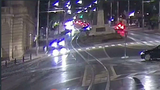 Accident surprins de camere, chiar în centrul Iașiului. Ce s-a întâmplat