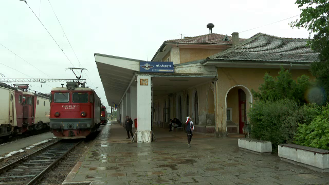 Accident feroviar în gara Mărășești. Mecanicul și conductorul au fost testați pozitiv cu DrugTest. Explicațiile celor doi