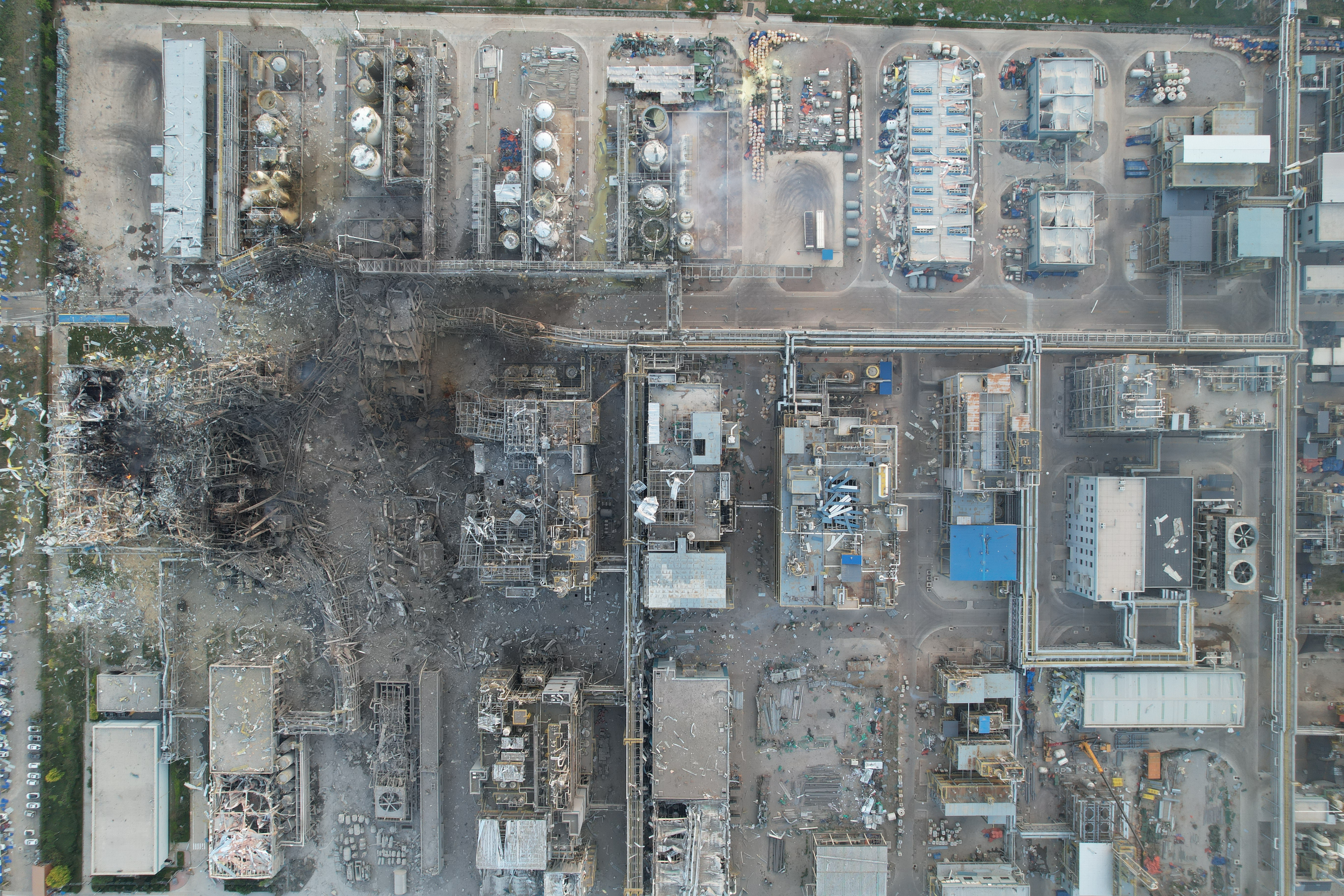 Puternică explozie la o uzină chimică din China. Au murit cel puțin cinci persoane, iar 19 sunt rănite