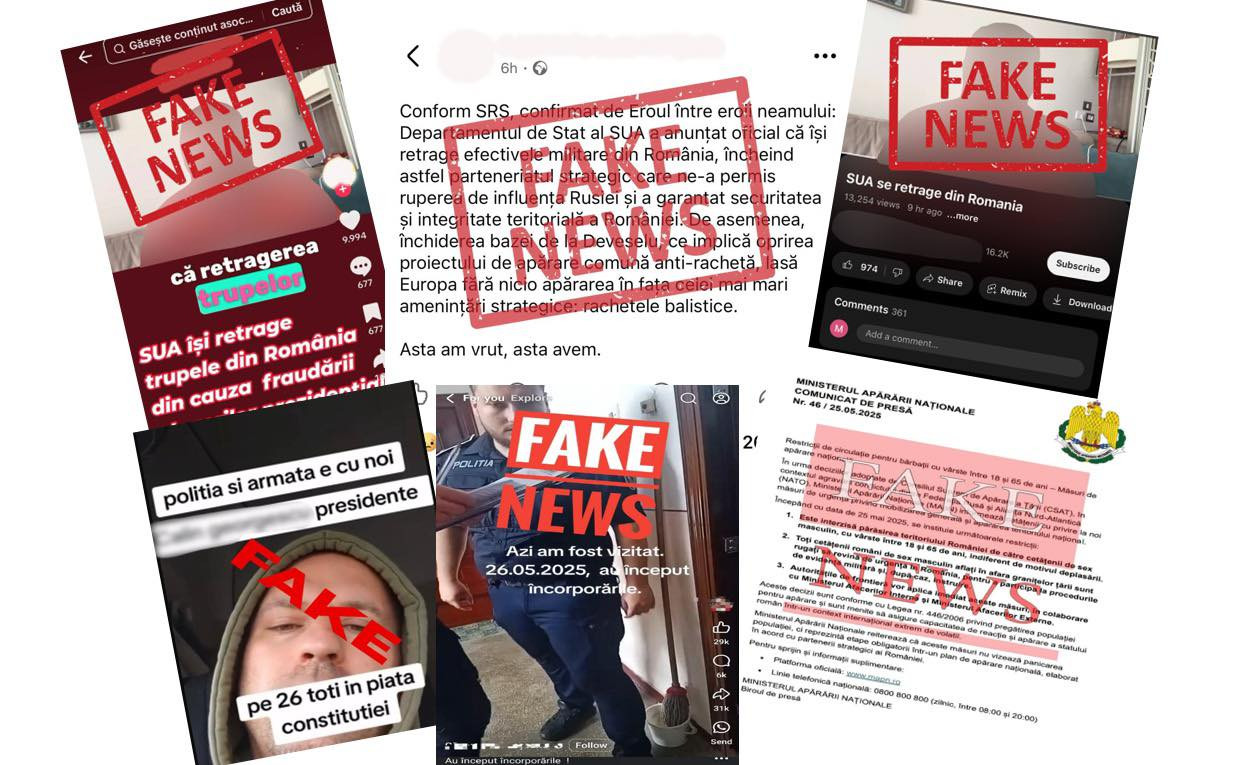 MAI avertizează: Un set de tactici asociate campaniilor orchestrate de Kremlin este folosit în paralel cu mesajele oficiale