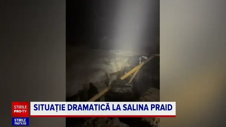 Dezastrul de la salina Praid continuă. Șase milioane de metri cubi de apă s-au strâns in interior. Ce spun autoritățile