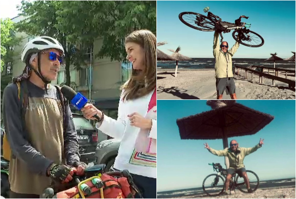 Povestea francezului care a pedalat 4.500 de km până în Constanța. De 35 ani, în pieptul lui Jean Michel bate inima altcuiva