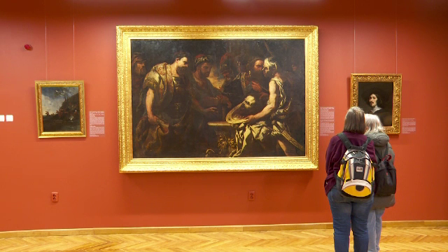 Cel mai scump tablou din România, evaluat la 40 de milioane de euro, a fost expus la Iași. Cântărește peste 350 de kilograme