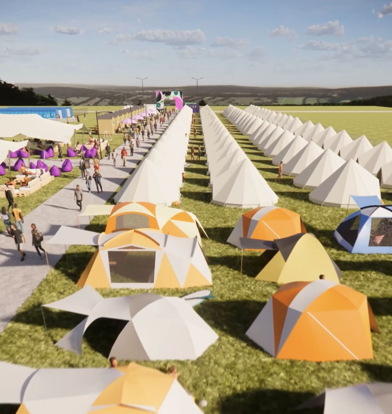 Singur, în cuplu sau cu gașca: în noul camping Beach Please, te distrezi mai tare