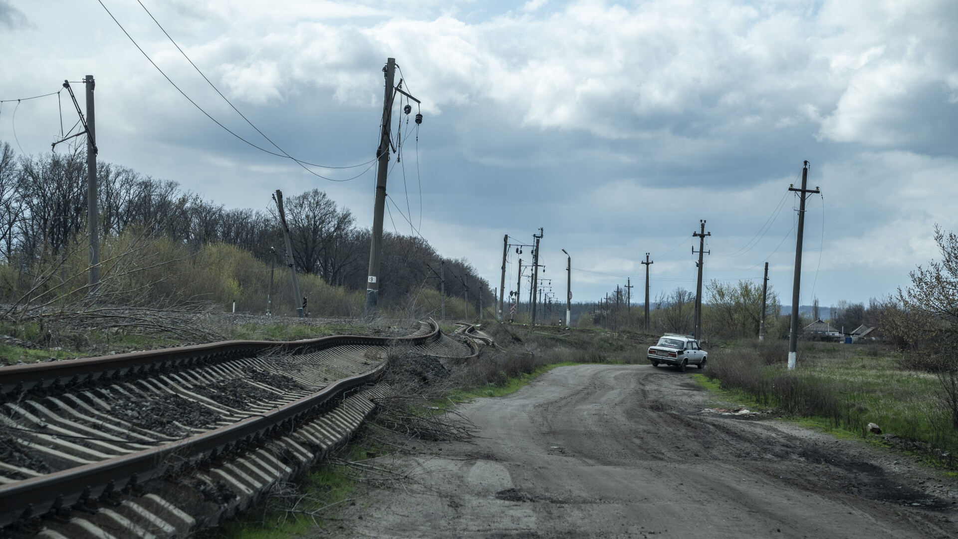 Tren militar rus distrus într-o explozie în apropierea Melitopolului ocupat
