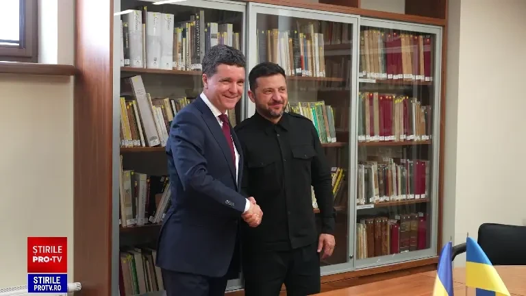 Nicușor Dan s-a întâlnit cu Volodimir Zelenski la summitul de la Vilnius. Ce i-a spus președintele ucrainean