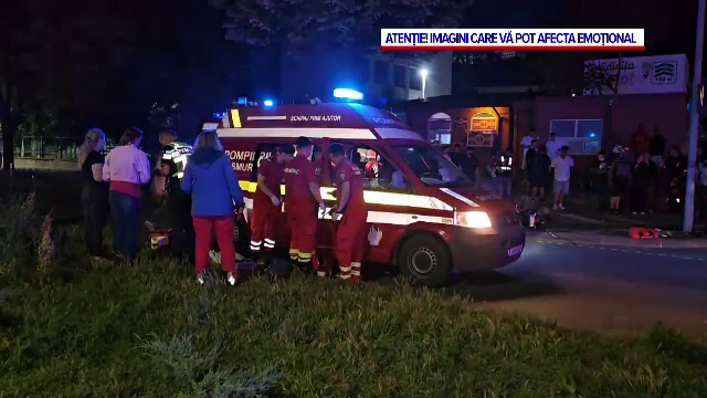 Un motociclist a lovit un pieton care traversa neregulamentar, în Mamaia. Sunt trei victime