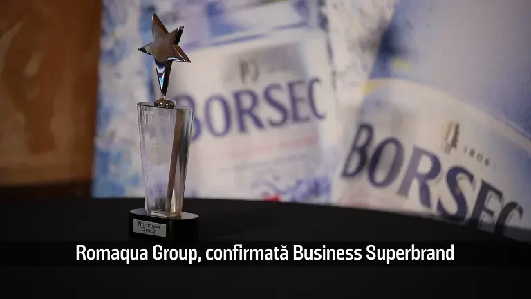 (P) Romaqua Group obține statutul de Business Superbrand