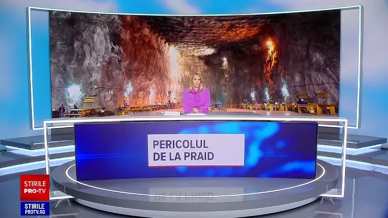 Salina Praid se poate prăbuși de la o clipă la alta. Vibrațiile din adâncuri apar și pe seismografe, militarii sunt în alertă