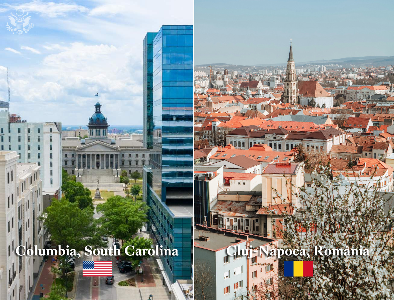 Orașul din SUA înfrățit cu Cluj-Napoca. A fost declarat unul dintre cele mai bune locuri de trăit din America