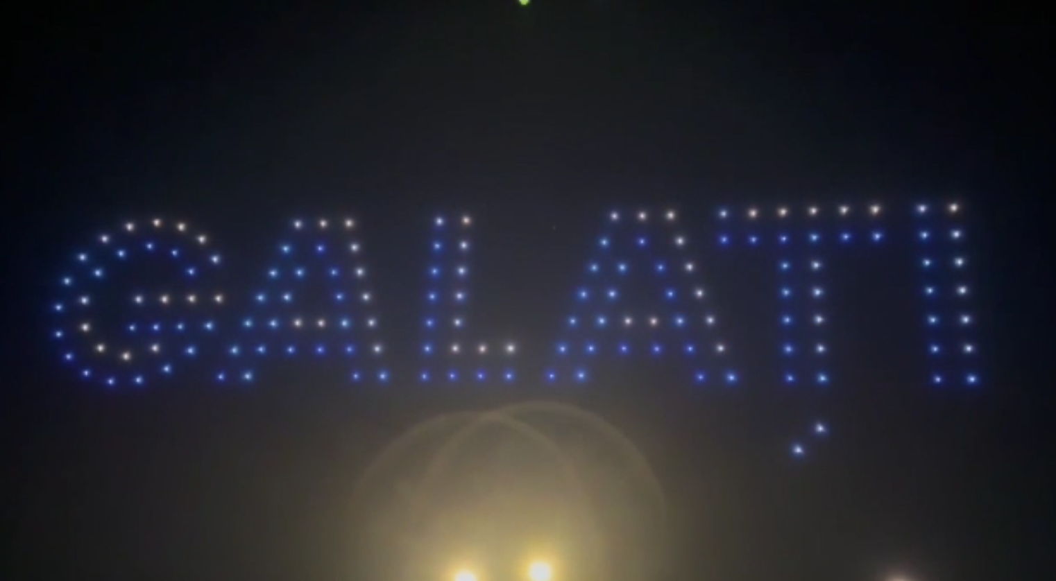 Zilele orașului Galați s-au încheiat cu un spectacol de drone care au format imagini emblematice pentru oraș