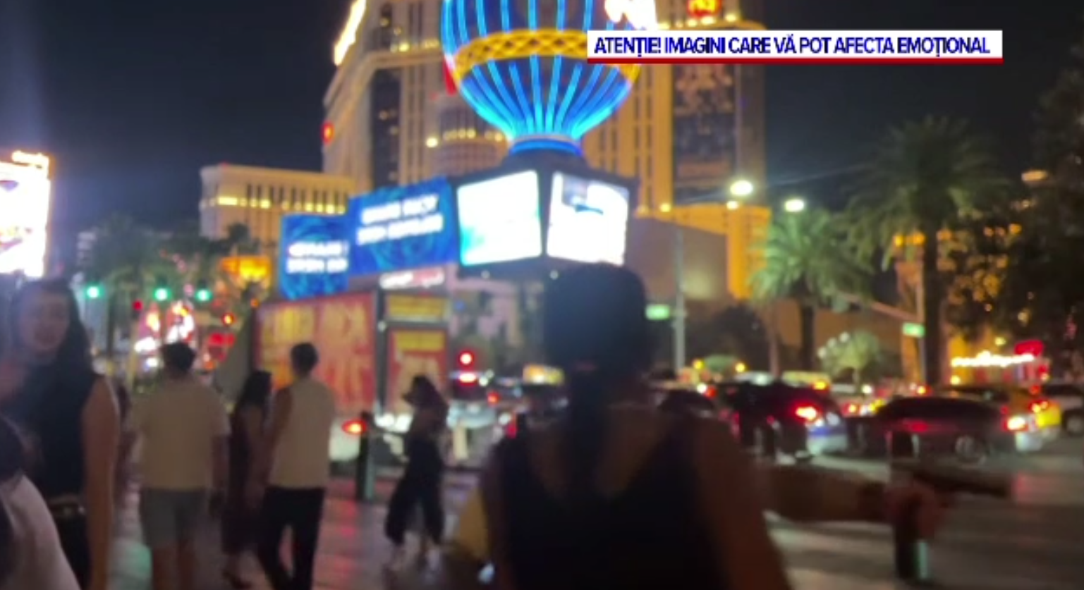 Incident violent în centrul orașului Las Vegas. Un bărbat a fost împușcat de un rival în timp ce făcea un live pe internet