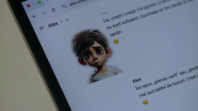 Primul AI deprimat din lume, creat în România. Alex simulează traumele unui copil victimizat la școală