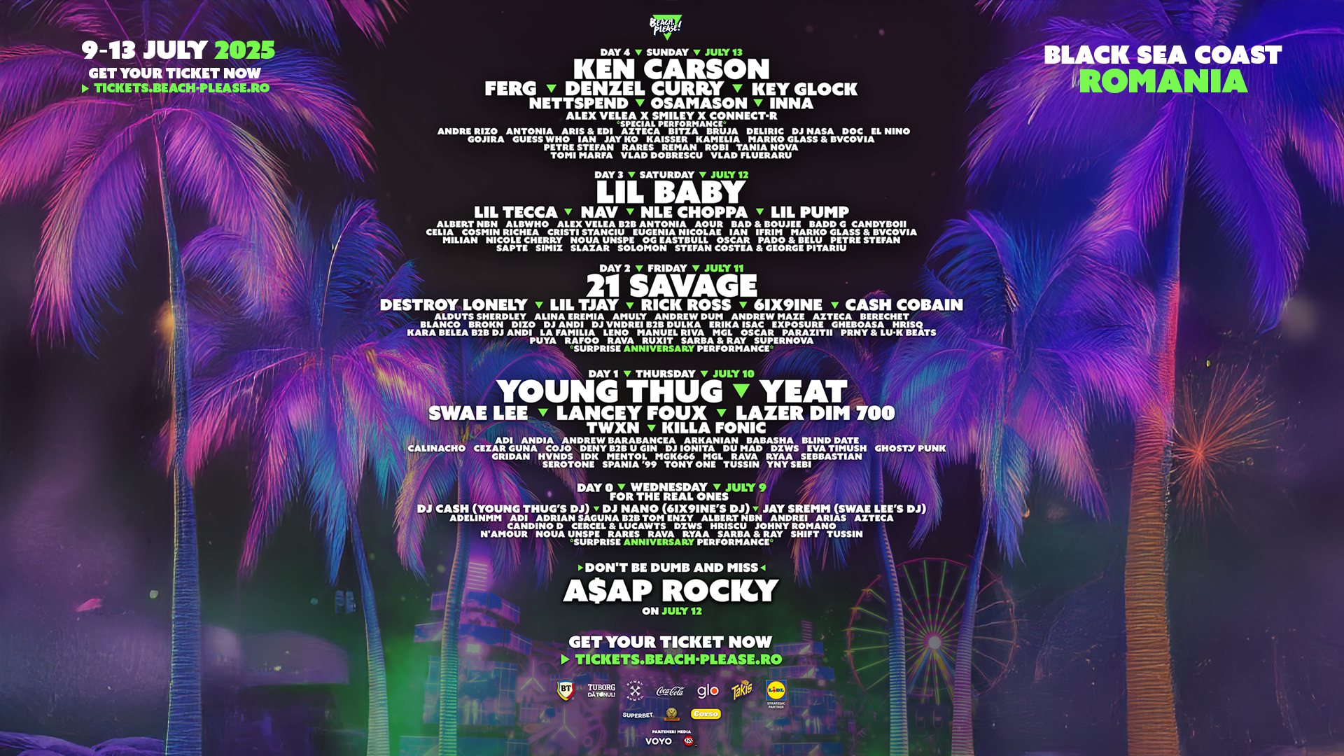 Beach, Please! lansează biletele de o zi. Prețurile pornesc de la 90 de euro pentru o zi de festival