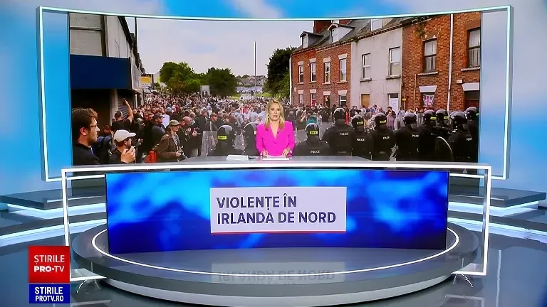 Familii de români fug de violențele din Irlanda de Nord. „Nu cred că ar fi trebuit să-i lăsăm să vină în țară”