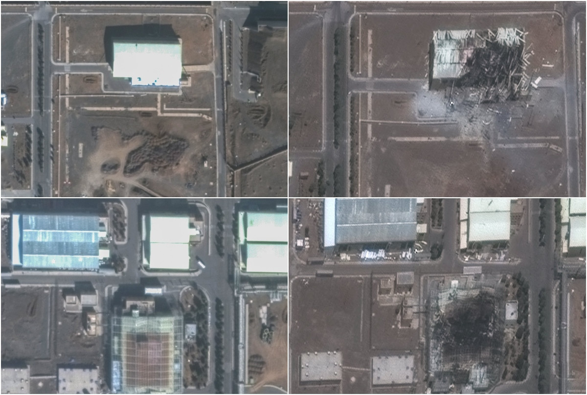 Imaginile din satelit confirmă distrugeri la instalațiile nucleare din Iran. Cum arată acum baza de la Natanz | VIDEO