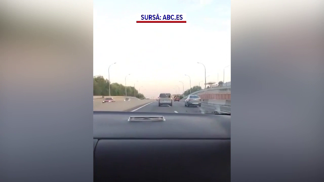 Urmărire ca în filme pe șoselele din Madrid. O româncă a furat o mașină și a fost prinsă după o cursă cu focuri de armă