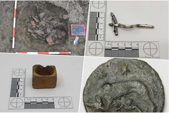 Descoperire istorică făcută într-o comună de lângă Timișoara în urma unor lucrări de modernizare la calea ferată. FOTO