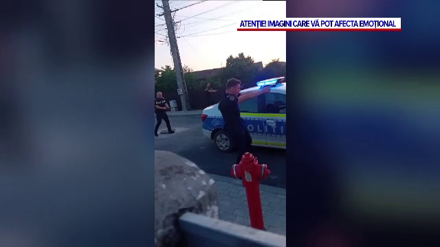 Agresor înarmat cu un topor, încătușat de polițiști în Tecuci. Își amenința mama