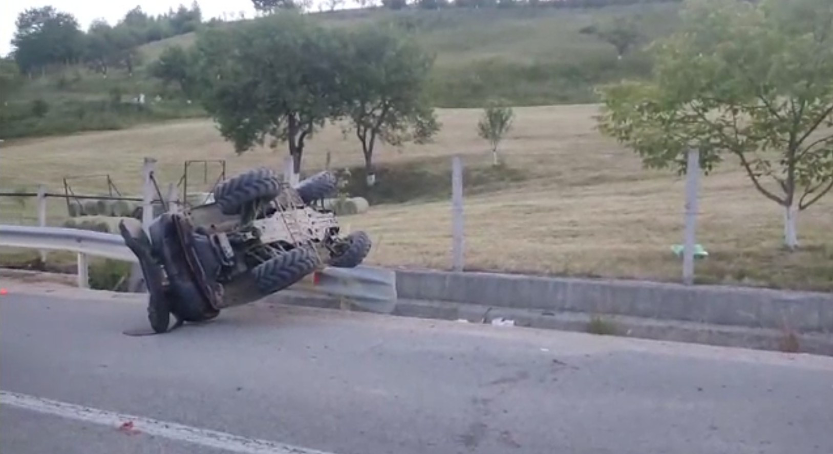 Tragedie de proporții în Alba. Un bărbat a murit după ce un ATV s-a răsturnat. Șoferul nu avea permis și a fost găsit băut