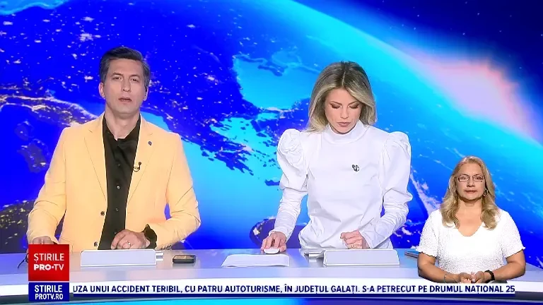 Carambol pe DN25 în Galați, provocat de o depășire riscantă. Patru mașini au fost spulberate