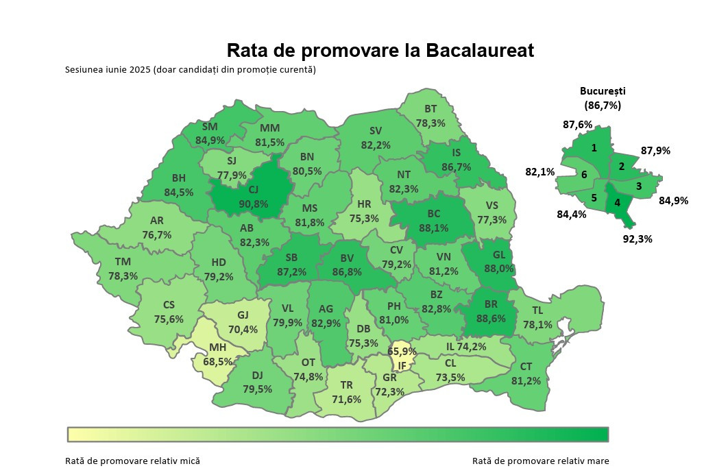 rezultate bac 2025 dupa contestatii