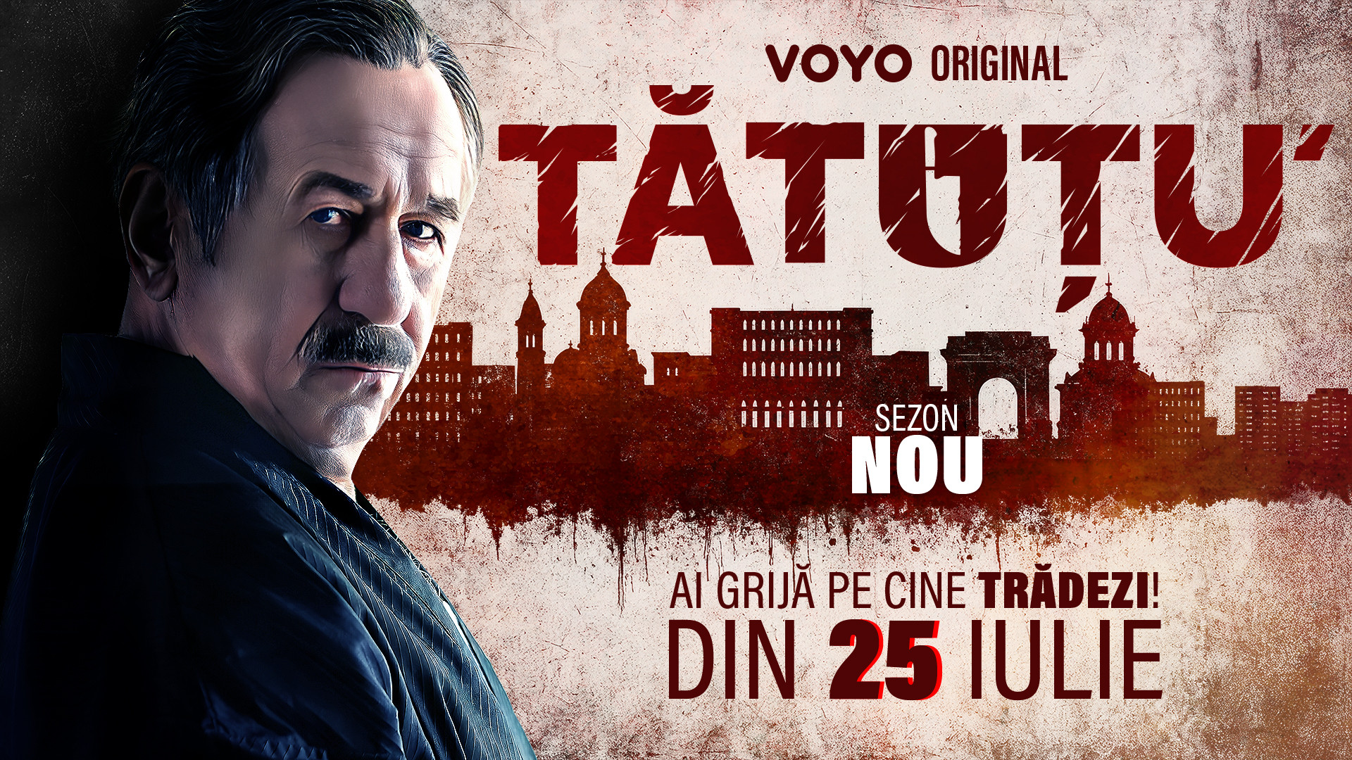 TĂTUȚU’ revine pe VOYO cu sezonul doi, din 25 iulie! George Mihăiță: „Va trece prin momente grele”