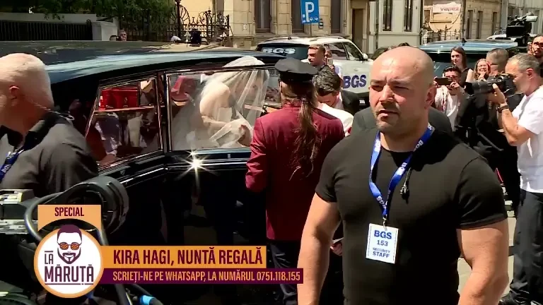 Imagini de la nunta fiicei lui Gică Hagi. Kira și Thomas Ferfelis au avut 1.000 de invitați în localul din Cernica