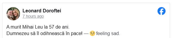 mihai leu deces