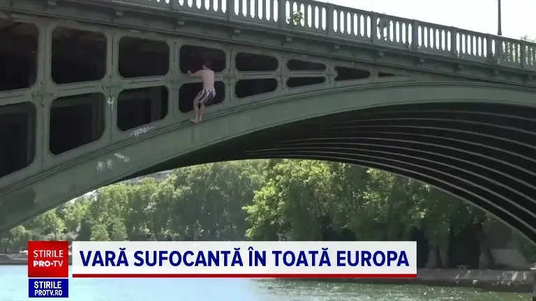 Valul de caniculă din Europa face victime. Două persoane au murit în Franţa, iar peste 300 au avut nevoie de îngrijiri