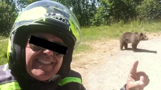 Mobilizare de formă pe Transfăgărășan după moartea italianului atacat de ursoaică. Jandarmii nu pot să-i amendeze pe curioși